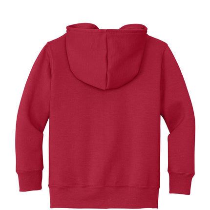 Port & Co Toddler Core Fleece Full‑Zip Hooded Sweatshirt – CAR78TZH