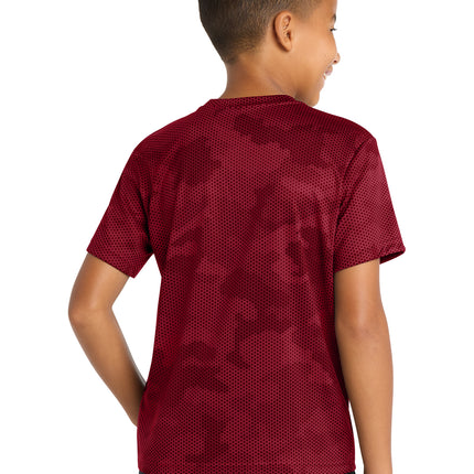 Sport‑Tek® Youth CamoHex Tee – YST370