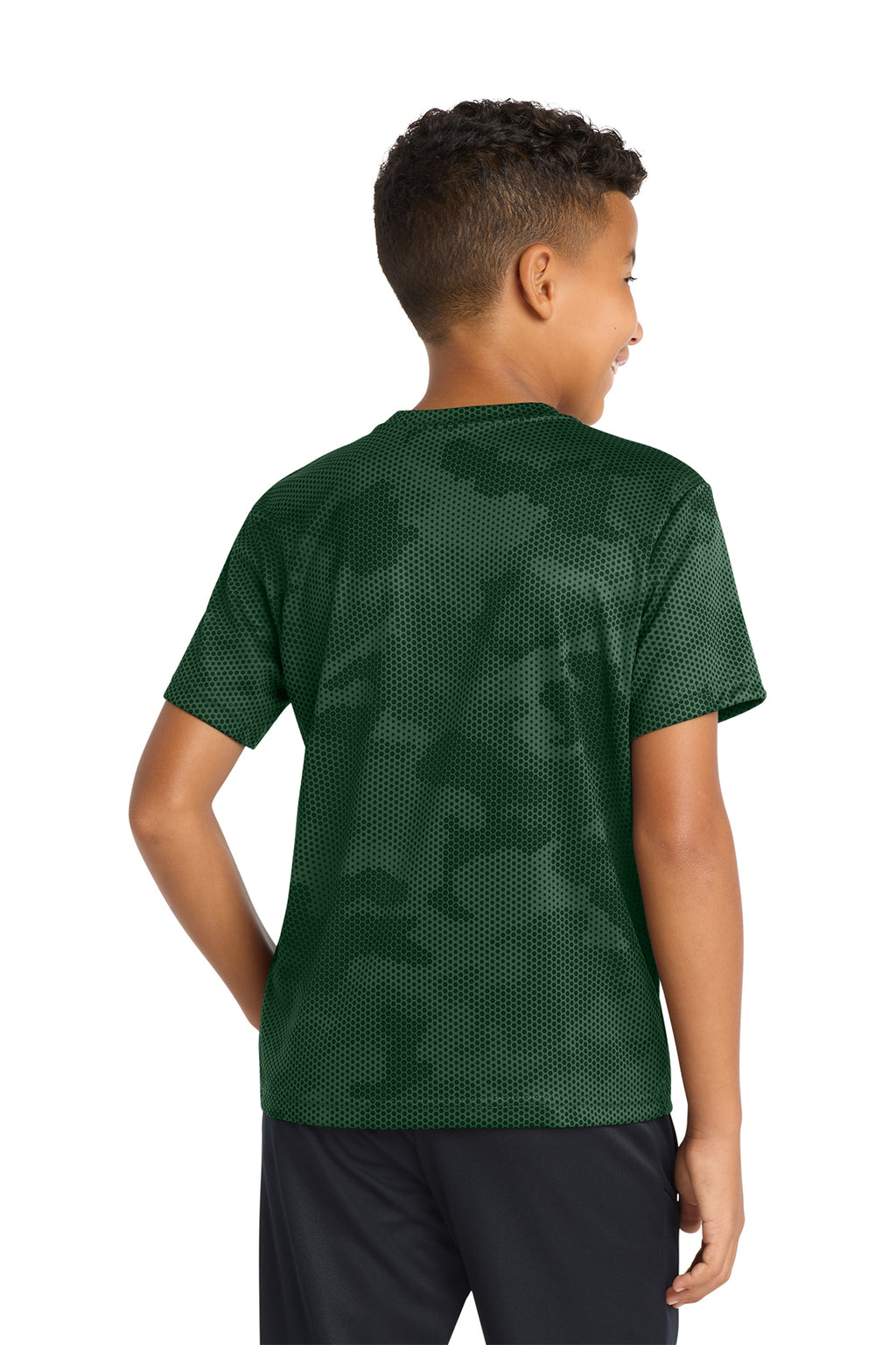 Sport‑Tek® Youth CamoHex Tee – YST370