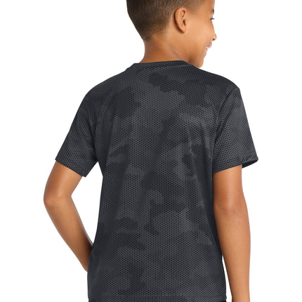 Sport‑Tek® Youth CamoHex Tee – YST370