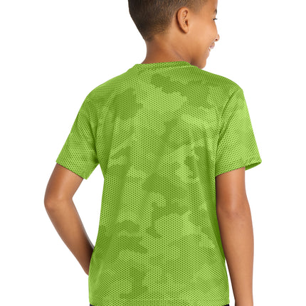 Sport‑Tek® Youth CamoHex Tee – YST370