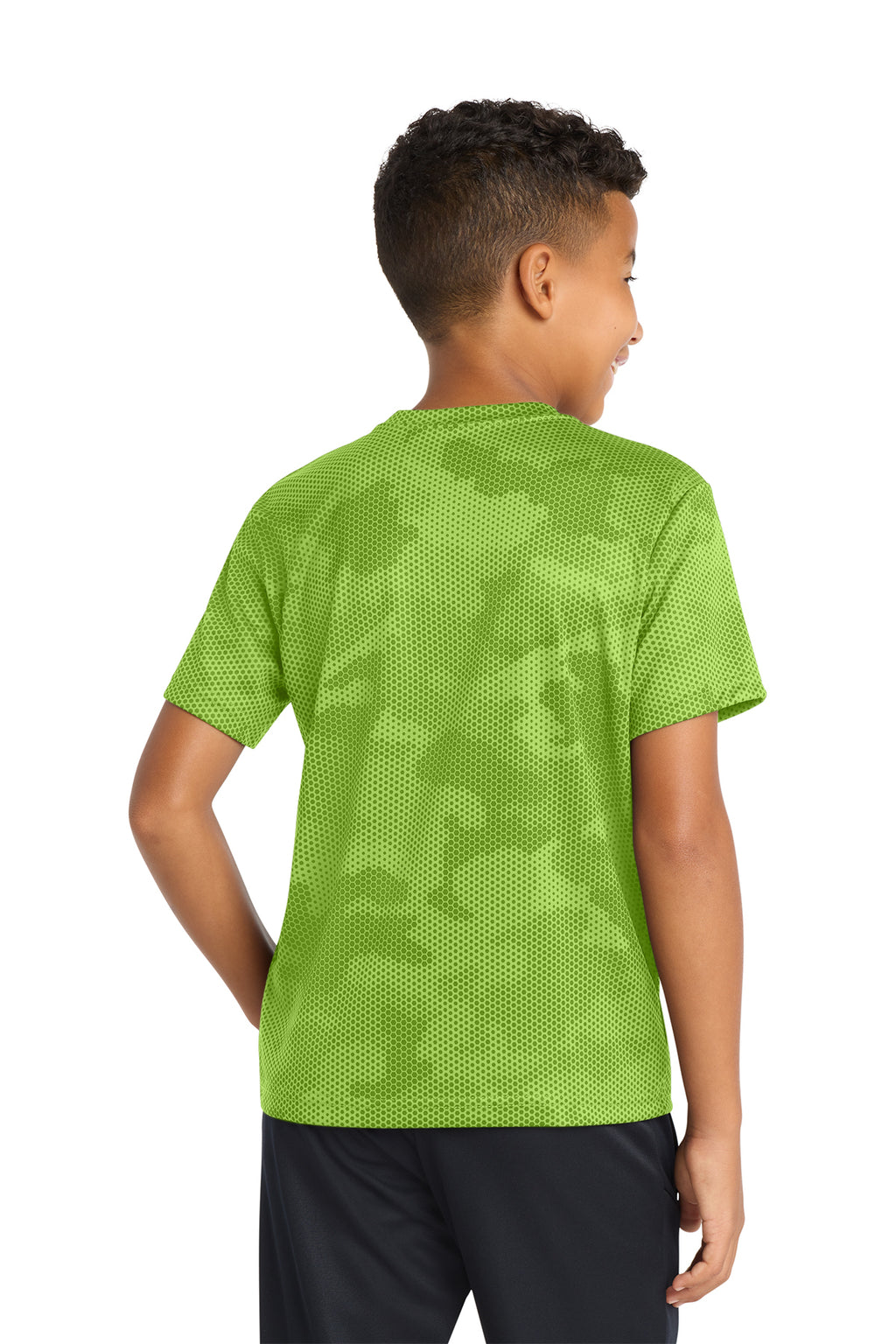 Sport‑Tek® Youth CamoHex Tee – YST370