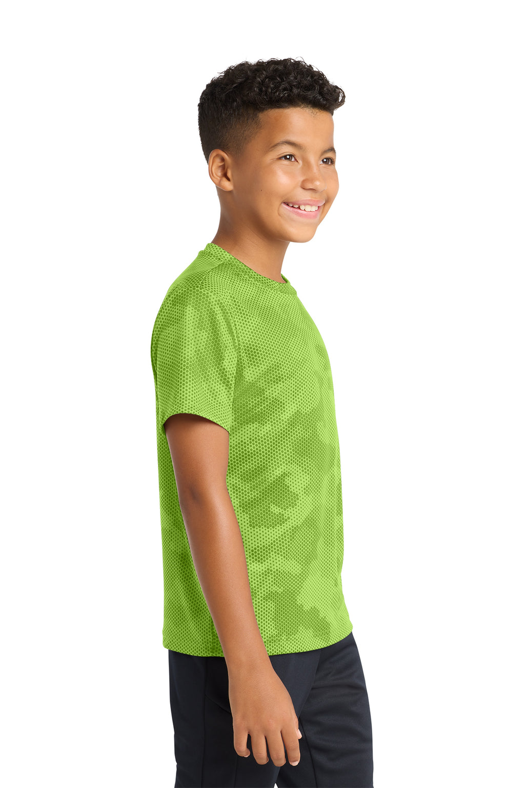 Sport‑Tek® Youth CamoHex Tee – YST370