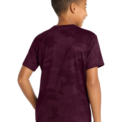 Sport‑Tek® Youth CamoHex Tee – YST370