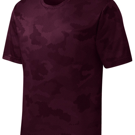 Sport‑Tek® Youth CamoHex Tee – YST370