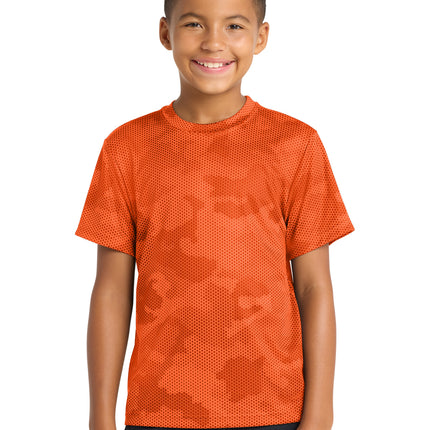 Sport‑Tek® Youth CamoHex Tee – YST370