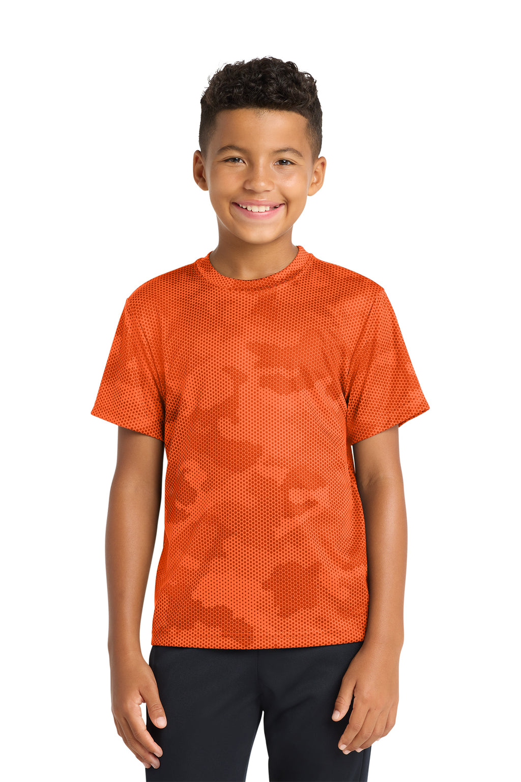 Sport‑Tek® Youth CamoHex Tee – YST370