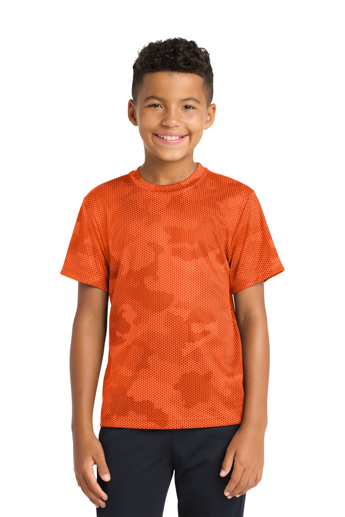 Sport‑Tek® Youth CamoHex Tee – YST370