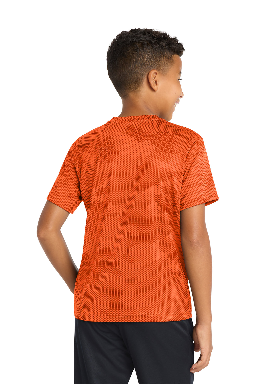 Sport‑Tek® Youth CamoHex Tee – YST370