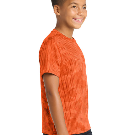 Sport‑Tek® Youth CamoHex Tee – YST370