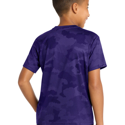 Sport‑Tek® Youth CamoHex Tee – YST370