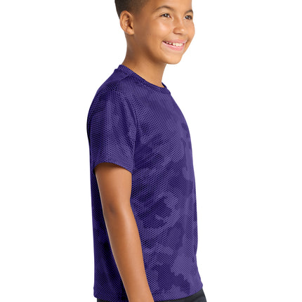 Sport‑Tek® Youth CamoHex Tee – YST370
