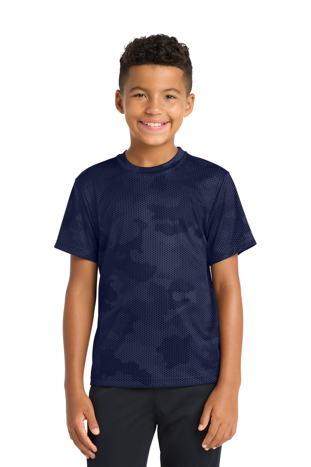 Sport‑Tek® Youth CamoHex Tee – YST370