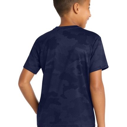 Sport‑Tek® Youth CamoHex Tee – YST370