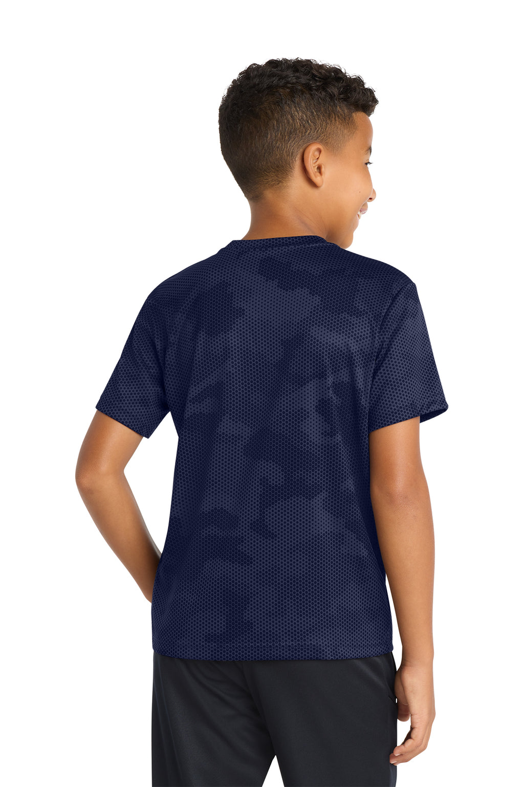 Sport‑Tek® Youth CamoHex Tee – YST370