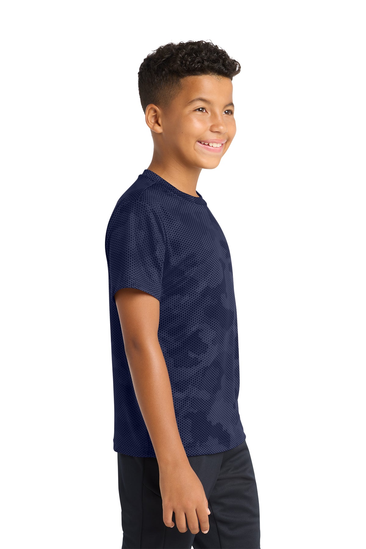 Sport‑Tek® Youth CamoHex Tee – YST370