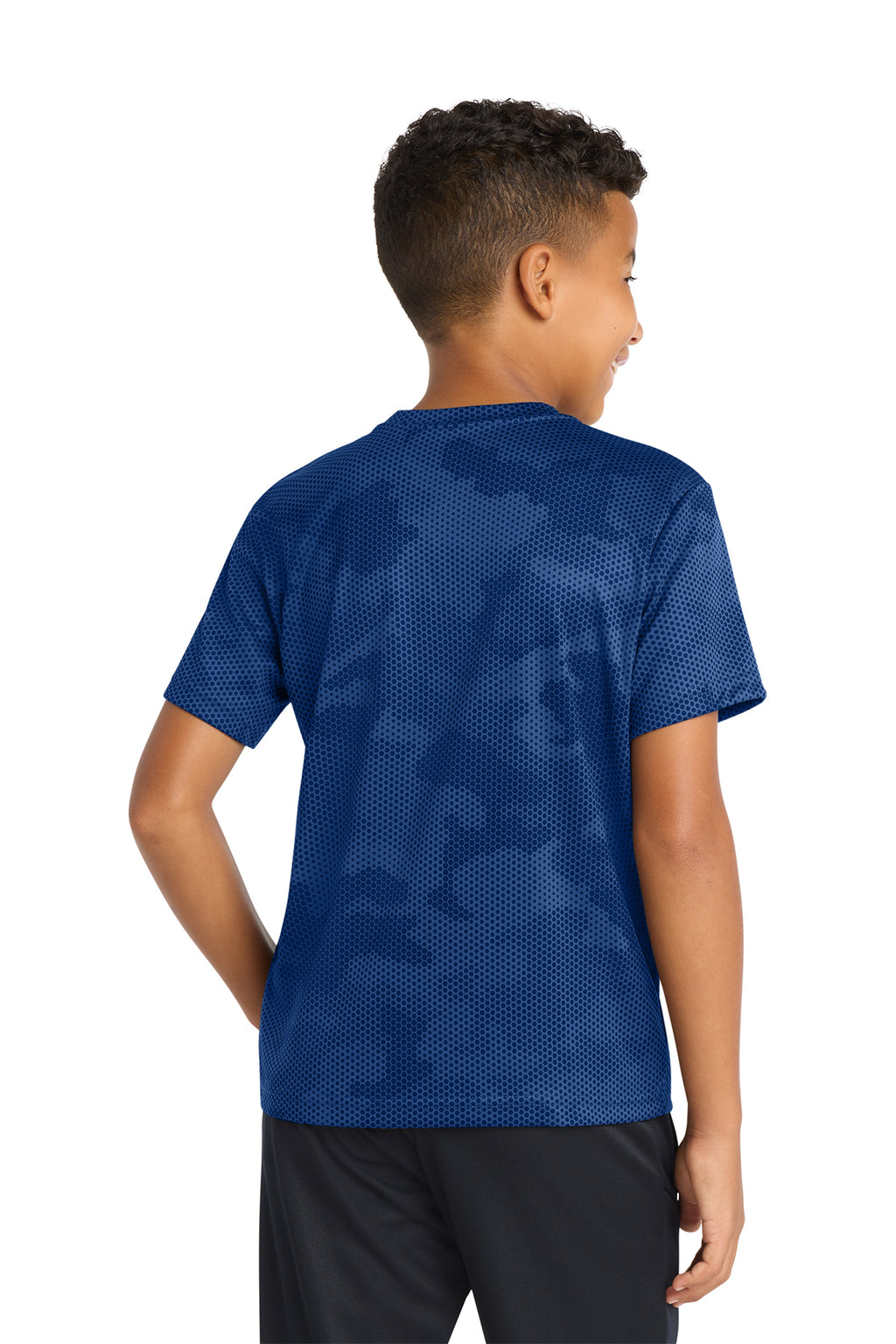 Sport‑Tek® Youth CamoHex Tee – YST370