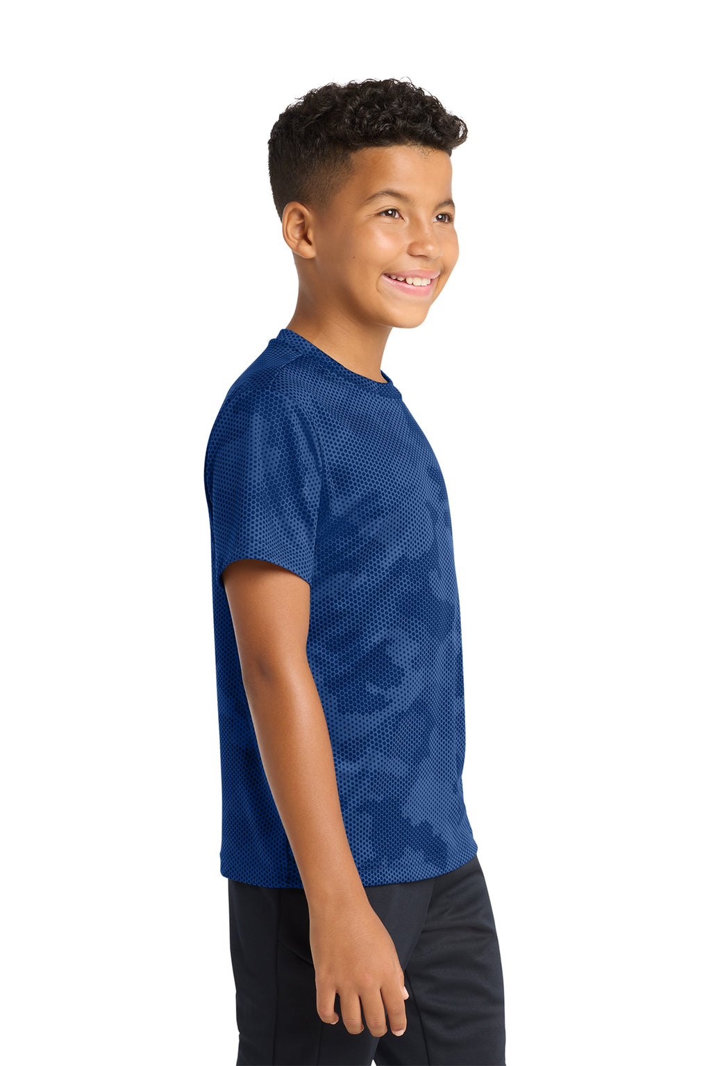 Sport‑Tek® Youth CamoHex Tee – YST370