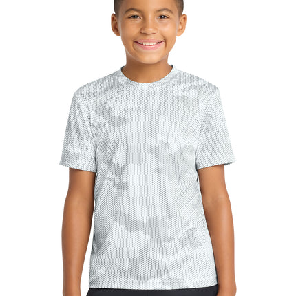 Sport‑Tek® Youth CamoHex Tee – YST370