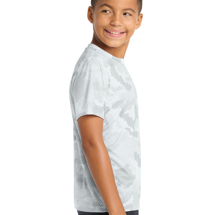 Sport‑Tek® Youth CamoHex Tee – YST370