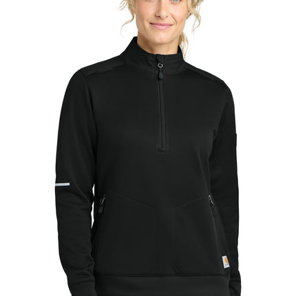 Carhartt® Women’s FLD & RSCU 1/2‑Zip Mid‑Layer – CTC82912