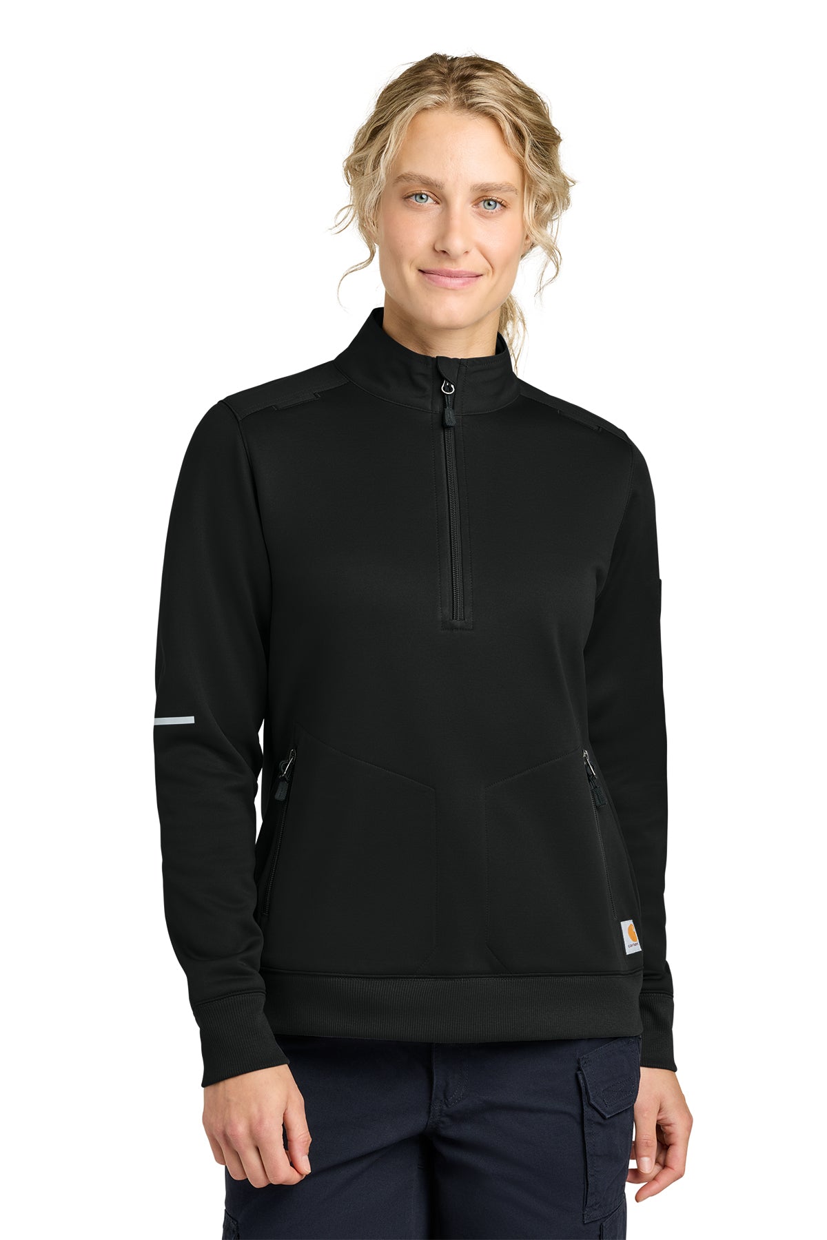 Carhartt® Women’s FLD & RSCU 1/2‑Zip Mid‑Layer – CTC82912