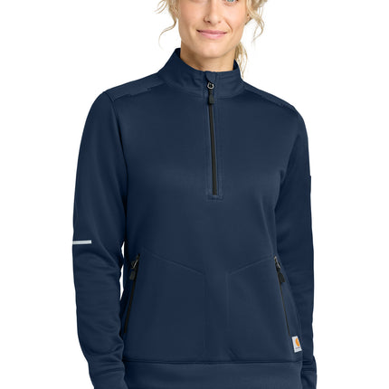 Carhartt® Women’s FLD & RSCU 1/2‑Zip Mid‑Layer – CTC82912