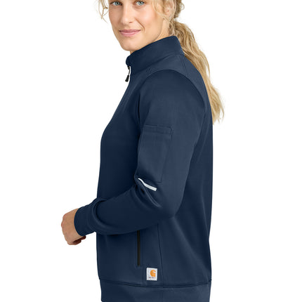 Carhartt® Women’s FLD & RSCU 1/2‑Zip Mid‑Layer – CTC82912