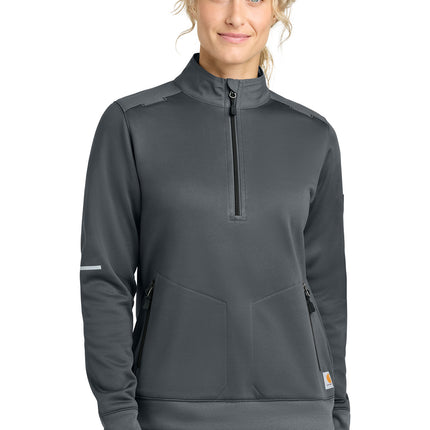 Carhartt® Women’s FLD & RSCU 1/2‑Zip Mid‑Layer – CTC82912