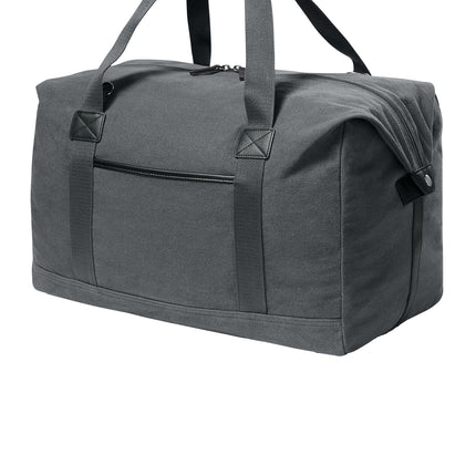 Port Authority® Washed Canvas Duffel – BG8030