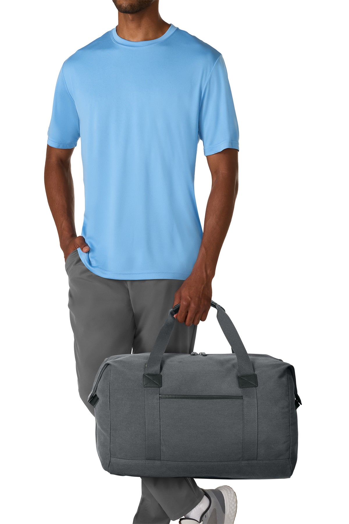 Port Authority® Washed Canvas Duffel – BG8030