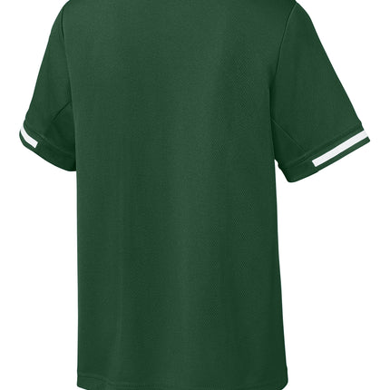 Sport-Tek® Youth Tough Mesh V-Neck Baseball Jersey – YST221