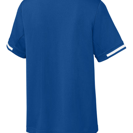 Sport-Tek® Youth Tough Mesh V-Neck Baseball Jersey – YST221