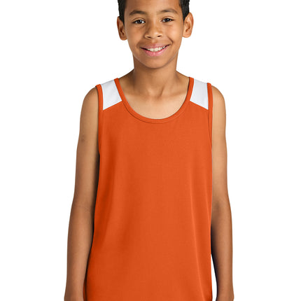 Sport‑Tek® Youth Club Track Tank – YST446