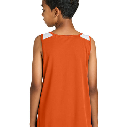 Sport‑Tek® Youth Club Track Tank – YST446