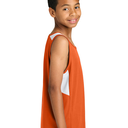 Sport‑Tek® Youth Club Track Tank – YST446