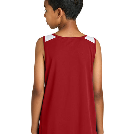 Sport‑Tek® Youth Club Track Tank – YST446