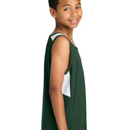 Sport‑Tek® Youth Club Track Tank – YST446