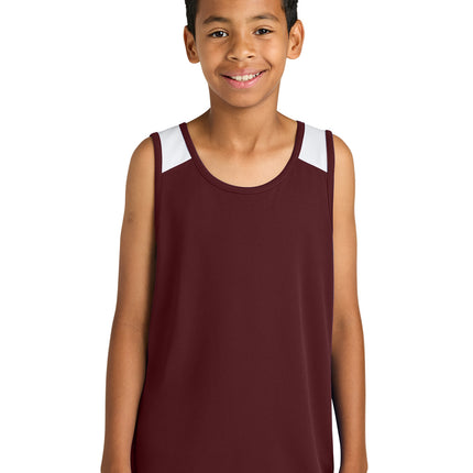 Sport‑Tek® Youth Club Track Tank – YST446