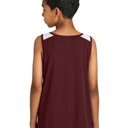 Sport‑Tek® Youth Club Track Tank – YST446