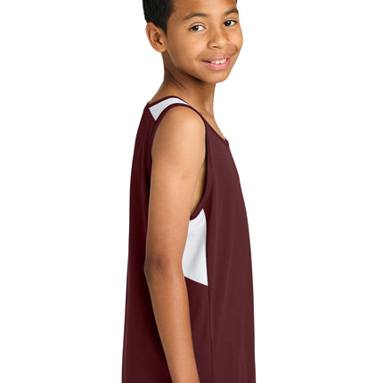 Sport‑Tek® Youth Club Track Tank – YST446