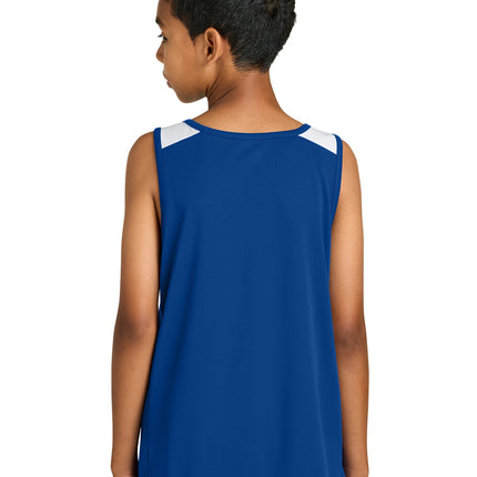 Sport‑Tek® Youth Club Track Tank – YST446