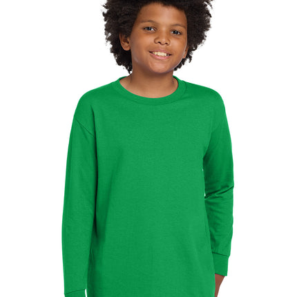 Gildan® Youth Heavy Cotton™ Long Sleeve T‑Shirt – 5400B