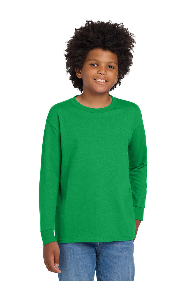 Gildan® Youth Heavy Cotton™ Long Sleeve T‑Shirt – 5400B