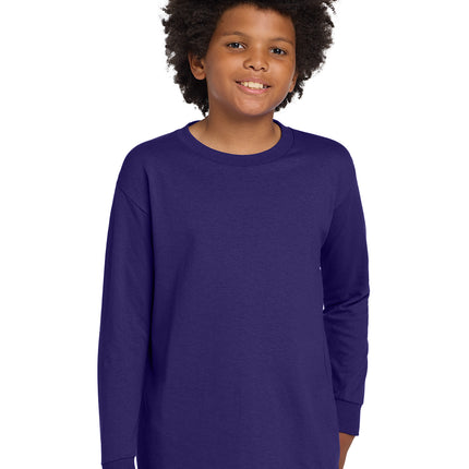 Gildan® Youth Heavy Cotton™ Long Sleeve T‑Shirt – 5400B