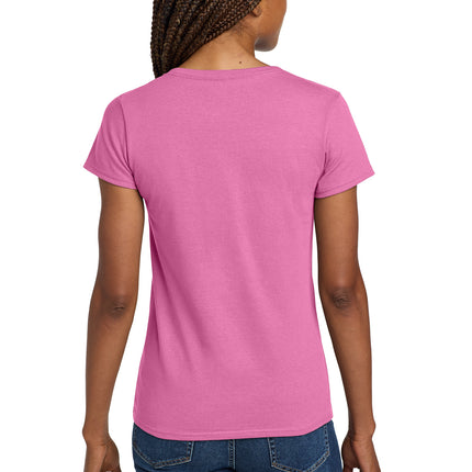 Gildan Women’s Heavy Cotton V‑Neck T‑Shirt – 5V00L