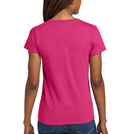 Gildan Women’s Heavy Cotton V‑Neck T‑Shirt – 5V00L