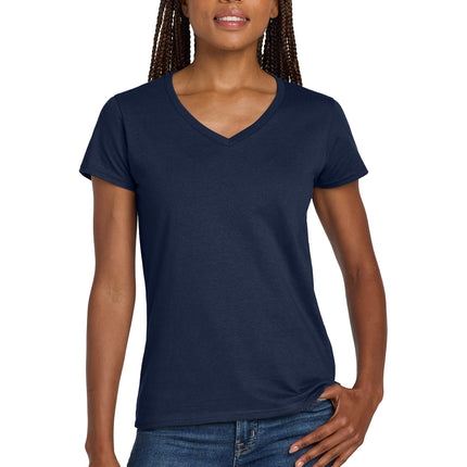 Gildan Women’s Heavy Cotton V‑Neck T‑Shirt – 5V00L