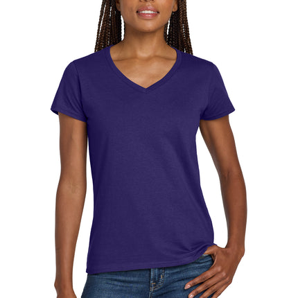 Gildan Women’s Heavy Cotton V‑Neck T‑Shirt – 5V00L