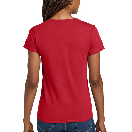 Gildan Women’s Heavy Cotton V‑Neck T‑Shirt – 5V00L